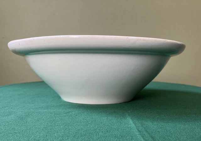 Grand Bol Ancien En Porcelaine Blanche épaisse - XVIIIe/XIXe Siècle, Marques Digoin, Sarreguemines, Creil, Occasion