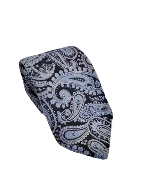 David Donahue Paisley Mens Neck Tie Handmade Silk Tie