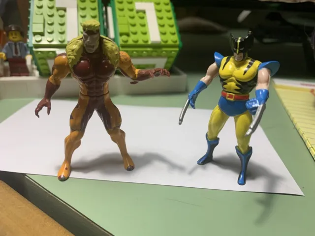 Wolverine Vs Sabretooth Steel Mutants Toy Biz 1994