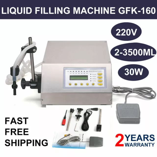 Liquid Filling Machine Automatic Digital Control  Bottles  Filler oil 2-3500ml