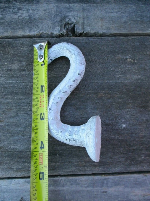 8 Cast Iron OCTOPUS TENTACLE Wall Hooks Bathroom Towel Hook Nautical Coat Key 3