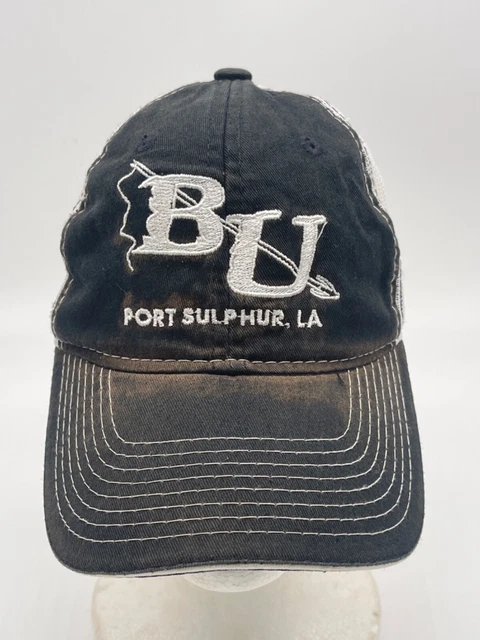 Bow Fishing Unlimited Black Embroidered Baseball Hat Cap Adjustable Outdoor Hunt