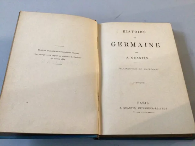 Histoire de Germaine - A. Quantin - 1885 2