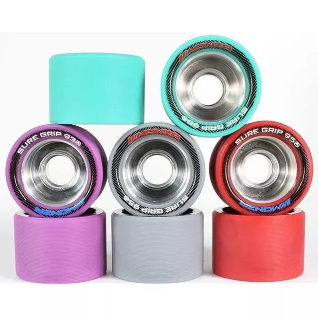 Sure-Grip Monza Quad Roller Skate Speed Wheels