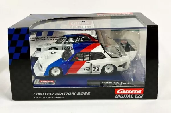 Carrera DIGITAL 132 BMW 320 Turbo Flachbau No. 72 limited edition 2022 1:32 slot