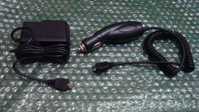 AC Wall & DC Car Charger Set for Verizon Casio GzOne Boulder C711 C721 VX8500