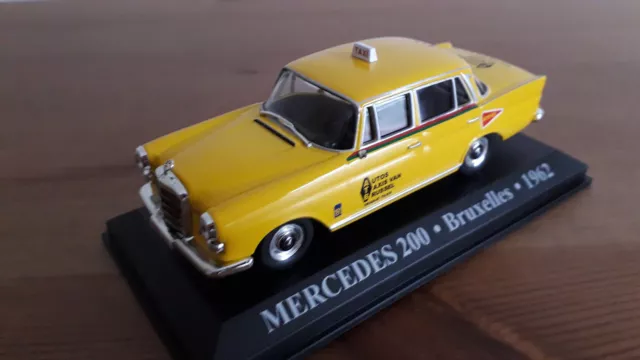 激安直営店 ホビー 模型車 車 レーシングカー メルセデスタクシーブリュッセルネットワーク143 mercedes 200 taxi  bruxelles 1962 ixo altaya escala