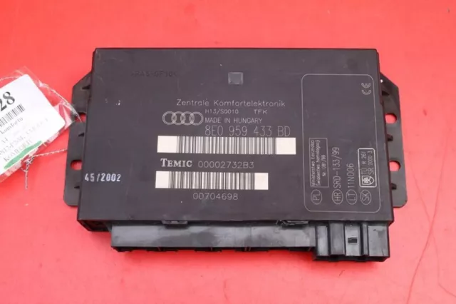 Audi A4 S4 B6 8E 8H 2002 Module confort 8E0959433BD MKO233872