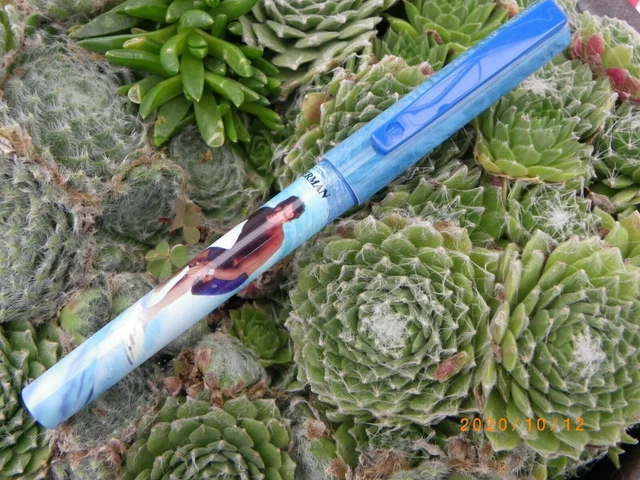 Stylo Plume Waterman JIF Jiffie Vintage - Noir/jaune/bleu, Ancien Stock Neuf, Avec Recharge, France