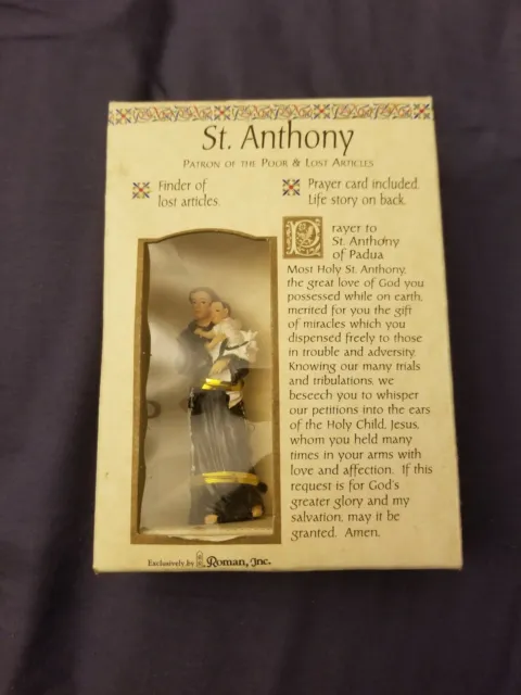 St Anthony Patron of the Poor and Lost Articles Statue CONFIRMATION GIFT