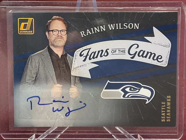 2022 Panini Donruss Rainn Wilson Fans Of The Game Autograph Seahawks FG-RW