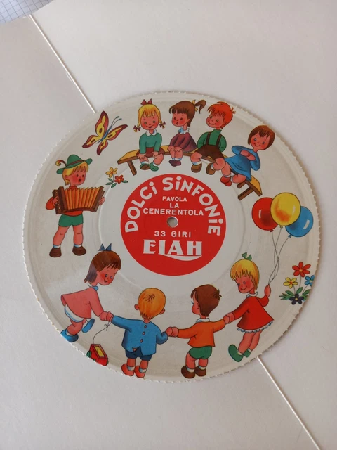Disco Pubblicitario Elah Cenerentola Favola Bambini Gadget