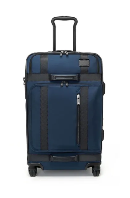 NEW Tumi Merge SHORT TRIP Expandable 4 Wheel Packing Suit Case - Blue w/ Black
