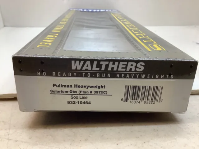 Walthers Soo Line Heavyweight Solarium-Observation