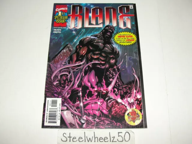Blade Vampire Hunter #1 Comic Marvel 1999 1st Silvereye Low Print Run Bart Sears