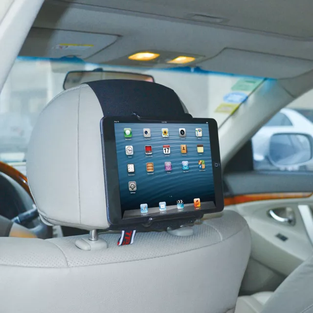 TFY Universal Car Headrest Mount Back Seat Holder for 7 to 11 Inch Tablet PC