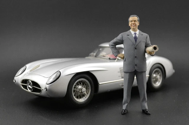 FIGURINE 1/18 CARACCIOLA DRIVING MERCEDES W125 VROOM PEINT FOR CMC CMR