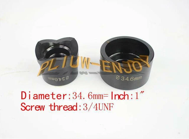 PCS Hole Tool molds For TPA-8 Hydraulic Knockout Punch Driver 34.6mm