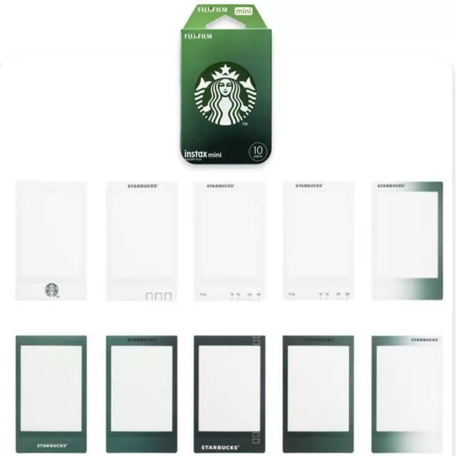 STARBUCKS Instax Mini Film Value Pack 10Sheets 23 Cherry Blossom Fuji Polaroid