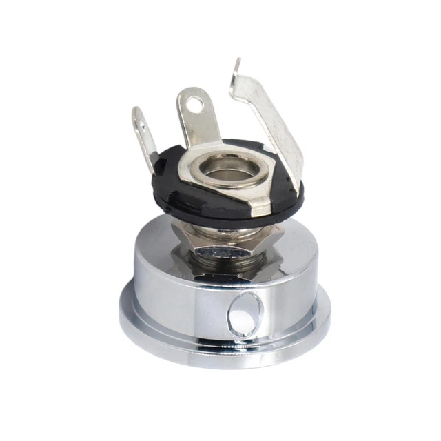 Guitare électrique Jack Plug Socket Mono Entrée Jack Socket Accessoires 1/4