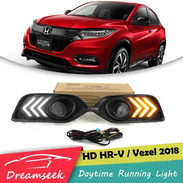 Luci Diurne per Honda Vezel HR-V HRV 2019 LED DRL con Indicatore di direzione