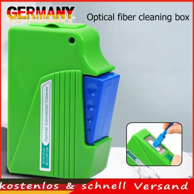 Fiber End Face Cleaning Box Wiping Tools Pigtail Fiber Optical Connector Cleaner