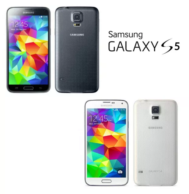 UNLOCKED AT&T T-Mobile Verizon Samsung Galaxy S5 G900 4G LTE SmartPhone Open Box