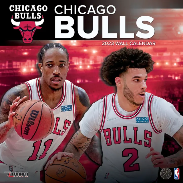 NBA Kalender Wandkalender 2023 30x60cm Chicago Bulls