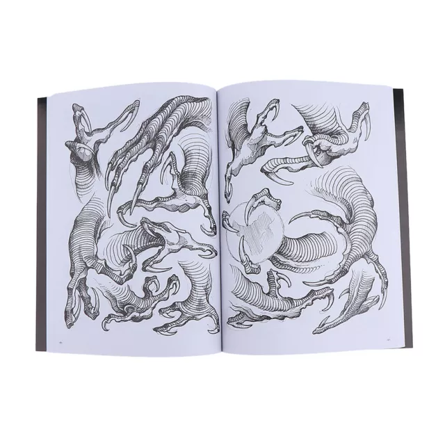 190 Seiten Orientalischer Traditionell Tattoo Vorlagen Buch Tattoo Buch, Dragon