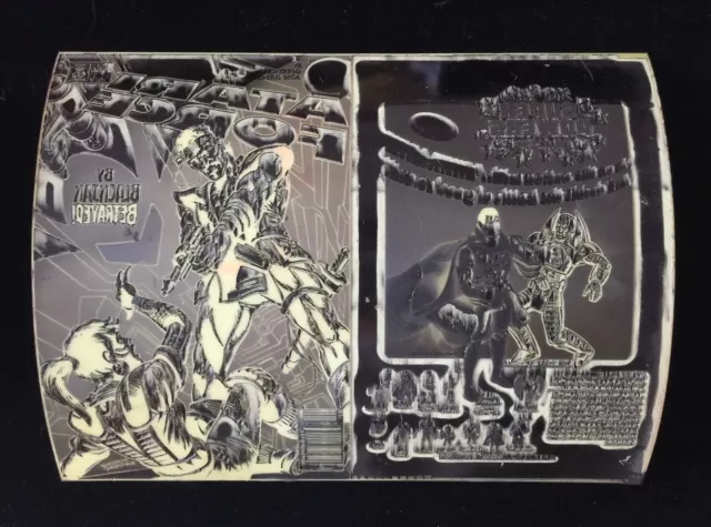 Atari Force 11 Ed Hannigan Dick Giordano Original Cover Art Comic Printing Plate