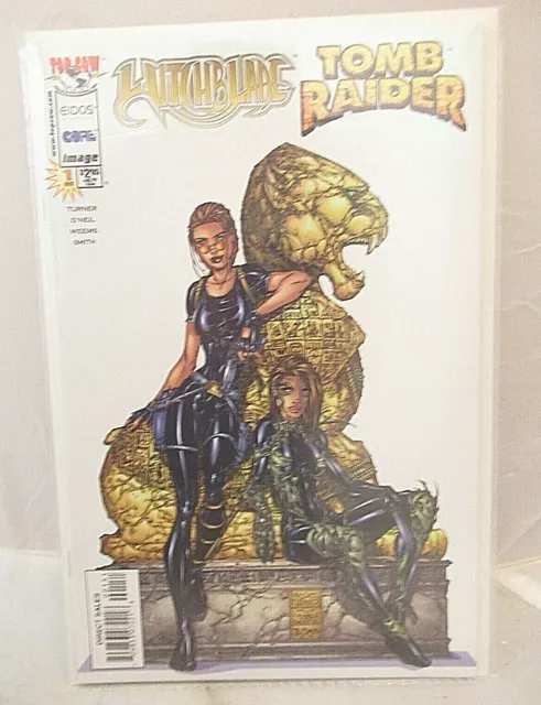 Top Cow Image Comics WITCHBLADE TOMB RAIDER #1 December 2000 VF Boarded & Bagged