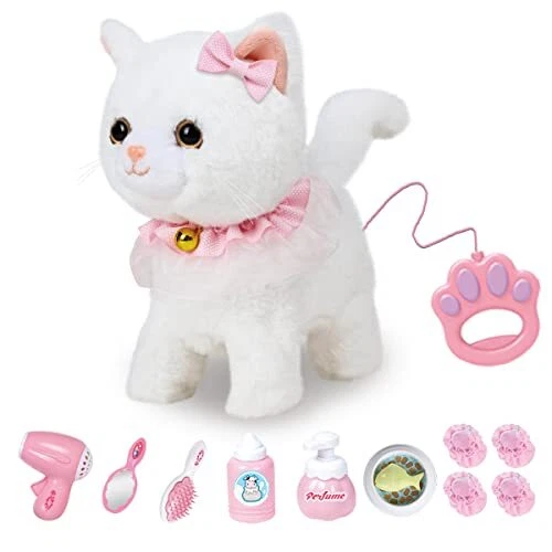 Mewaii Cuscino di Peluche Stitch 20 CM Gatto Nero Giocattolo Kawaii