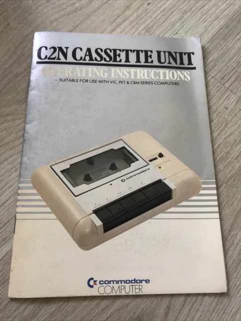 Service Manual C2N Cassette Unit Commodore