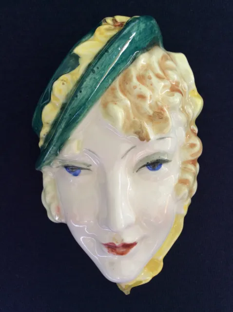 Art Deco Gesichtswandmaske