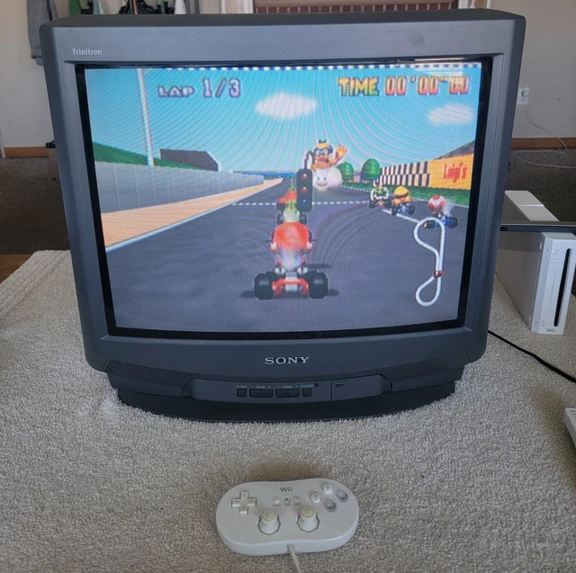 SONY TRINITRON CRT Tube TV KV20M20 RARE 20” W/ REMOTE GAMING RETRO