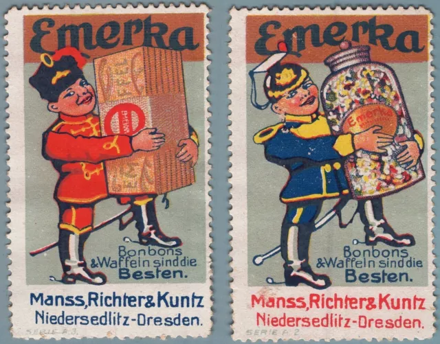 ES1949 Poster stamps advertising: Emerka BonBons