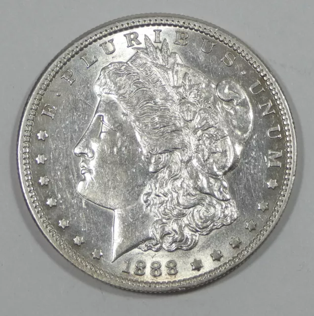 1888-S Morgan Dollar ALMOST UNCIRCULATED Silver Dollar