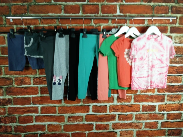 Girls Bundle 2-3 Years M&S Next Etc Leggings Shorts T-Shirts Summer Tie-Dye 98Cm