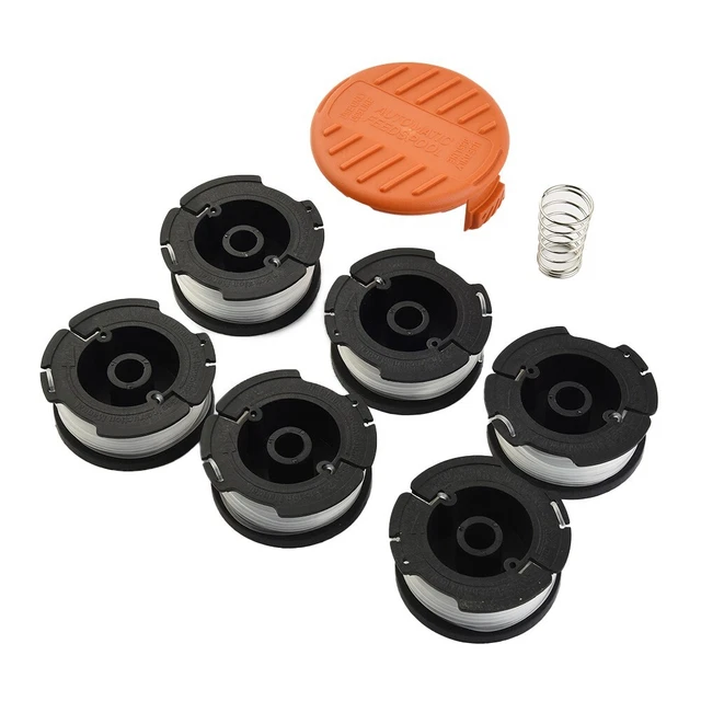 Set Tappo Bobina E Filo Per Decespugliatore Black &amp; Decker GL7033, 9035 - Ricambio Pratico