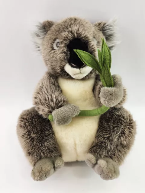 FAO Schwarz Realistic Koala Bear with Eucalyptus Branch Plush Stuffed Animal