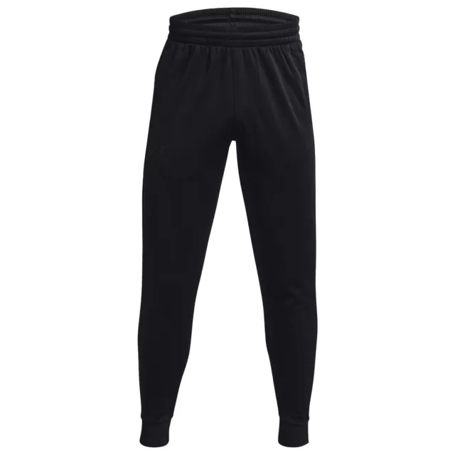 Under Armour Pile Jogging Jeans Uomo Della Tuta Pantaloni Sportivi Training Nero