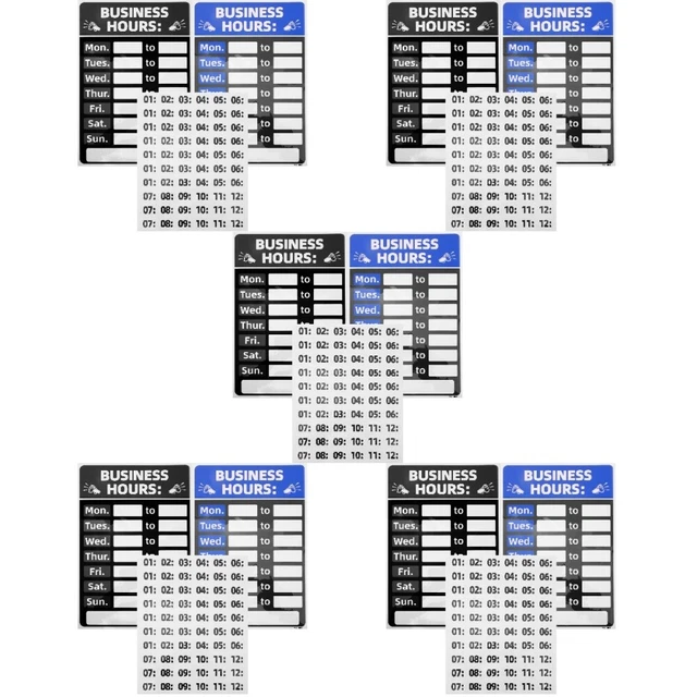 1 Set Business Hours Sign Opening Hour Sign Changeable Store Hours Sign 57b41e3f 7202 41df 8b65 30fdf8b5924b.8549d0277b4b09bd8494ad1635804c89