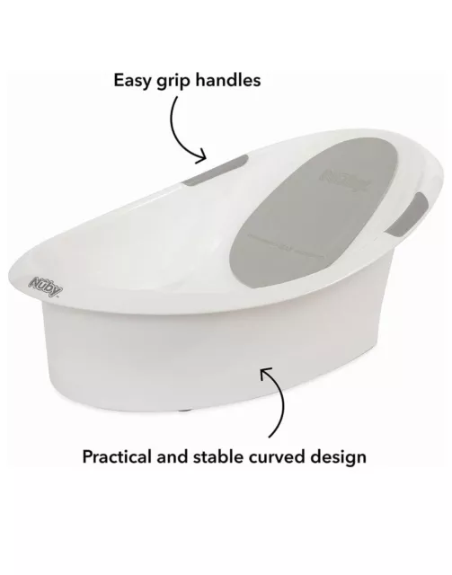 Nuby Baby Bath Tub is Practical and Convenient to use Anywhere with Easy-Grip 2