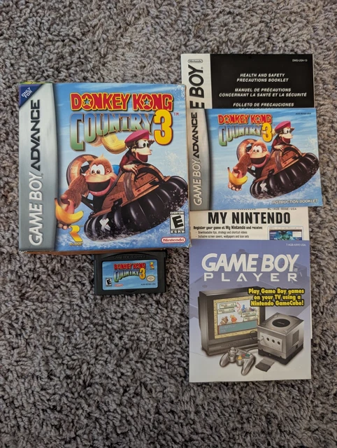 DONKEY KONG COUNTRY GBA Game Boy Advance Caja Completa CIB