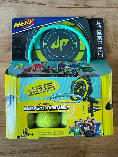 Nerf Sports Dude Perfect Mini Perfect Shot Hoop in Box Indoor or Outdoor Nerf Sports Dude Perfect Mini Perfect Shot Hoop in Box Indoor or Outdoor