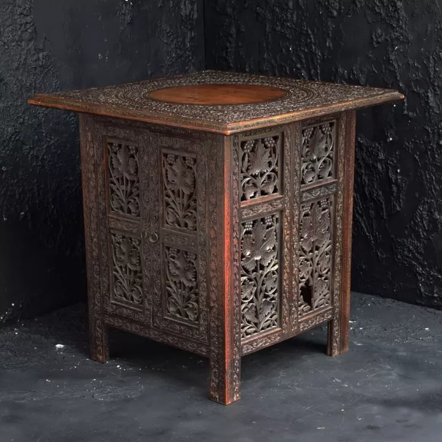 Early 20th Century Indian Carved Table