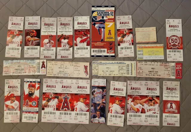 23 Angels Tickets Astros Rangers Mariners Yankees Athletics Twins Tigers ⚾️⚾️