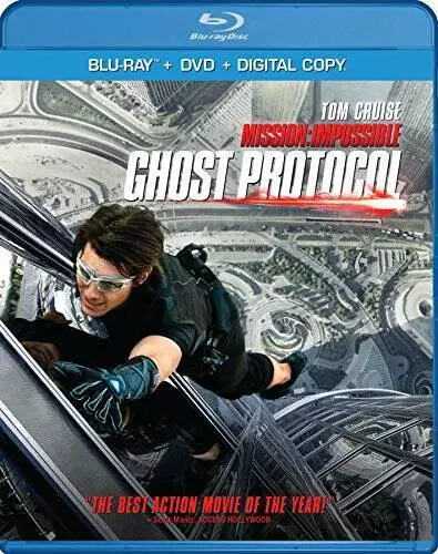 Mission: Impossible - Ghost Protocol (Two-Disc Blu-ray/DVD Combo + Digita - GOOD