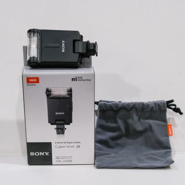 Flash externo Sony HVL-F20M para cámaras Sony A7 A7R A7C A9 A1 A6600 A6300