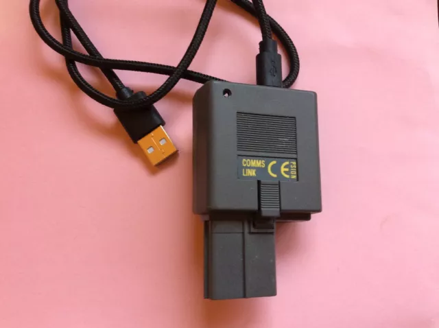 Psion II USB Comms Link & manual. 4 line LZ/LZ64 version (works with LZ or XP).